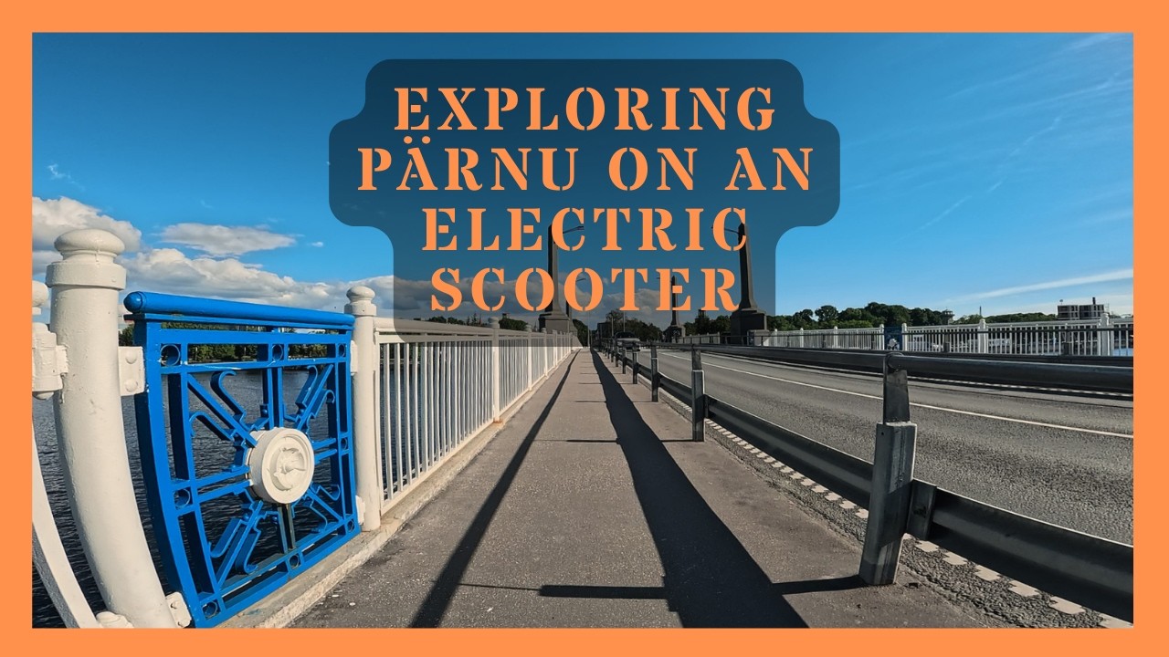 Исследуем Пярну на электросамокате - Эстония 🇪🇪 🛴