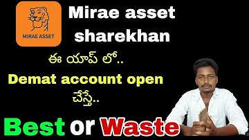 Mirae asset sharekhan app telugu | Mirae asset sharekhan app review telugu
