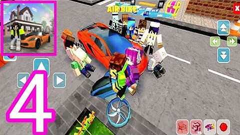 School Party Craft Game l Part 4- Gameplay Walkthrough-Flying With Girl -(Android, IOS)