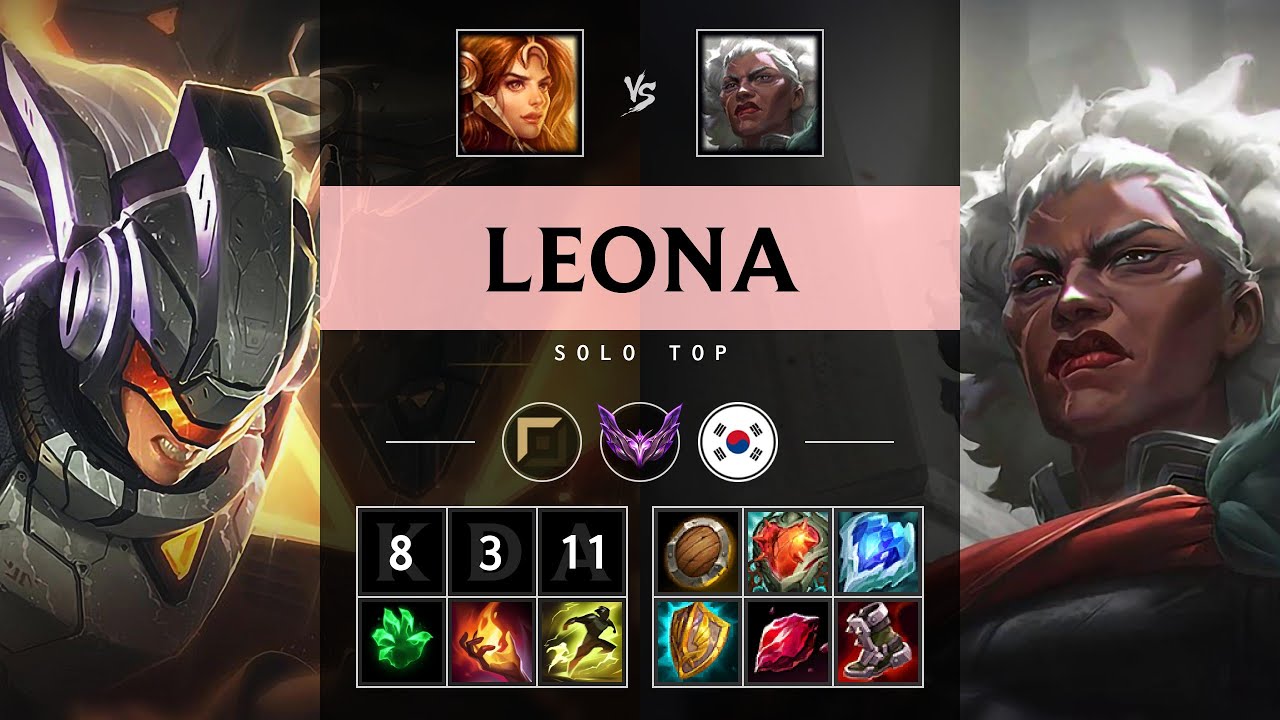 Leona Top vs Ambessa - KR Master Patch 25.17