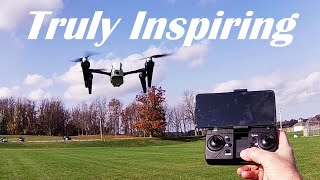LSRC KS66 Brushless Auto Hover Drone Flight Test Review