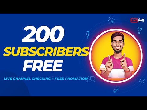 #03 Live Channel Checking + 200 Subscribers Free #sachindaniel # ...