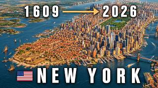 Information Watch NEW YORK Grow for 400 Years - 3D Timelapse News