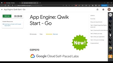 App Engine: Qwik Start - GO | GSP070 | Atul Gupta #qwiklabs