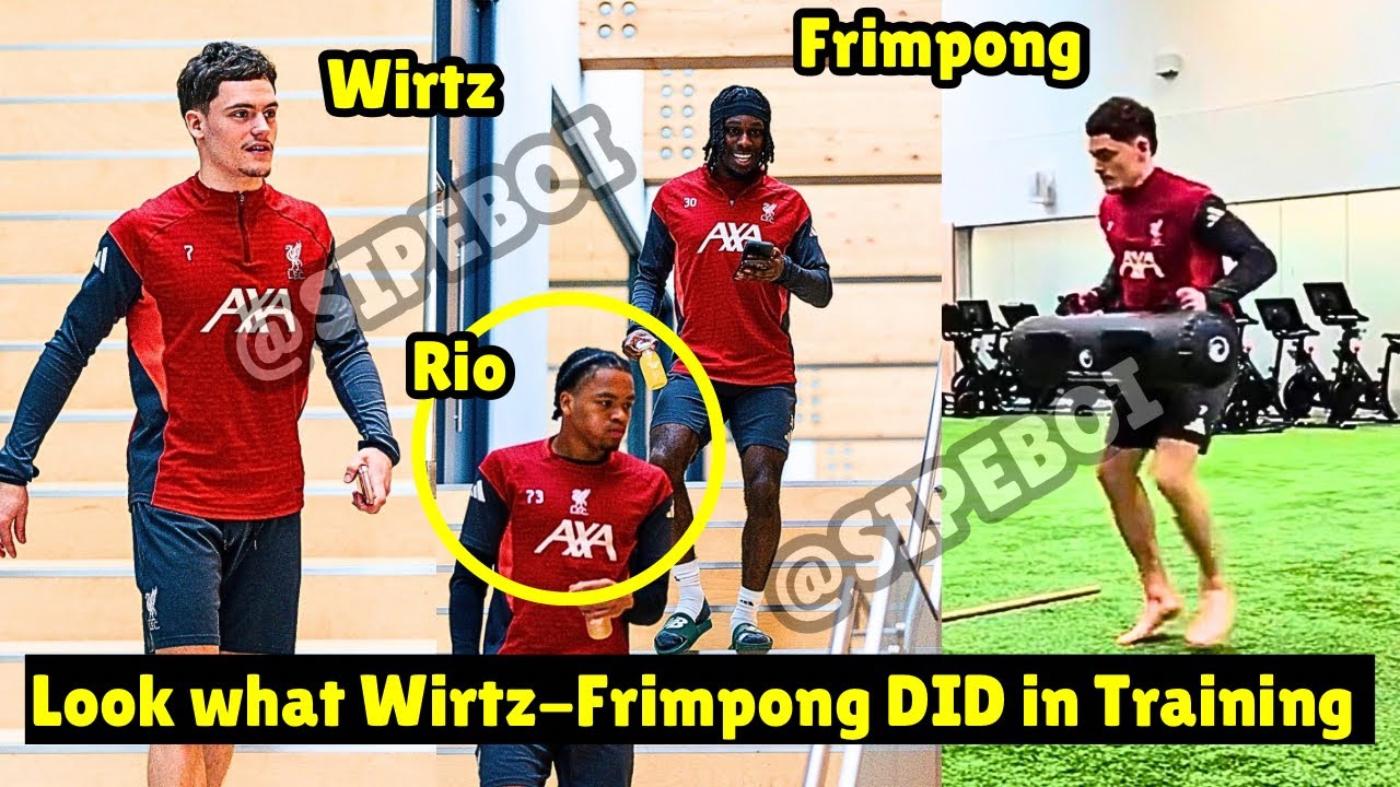 Florian Wirtz & Frimpong BACK as they DID THIS In Liverpool Training today ahead of Westham Match