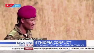 Ethiopia Conflict-Thousands flee Tigray region conflict as federal army clashes with regional forces