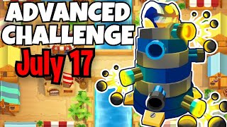 How To Beat BTD6 Advanced Challenge Today | Virtually impossible remastered | 17.07.2023