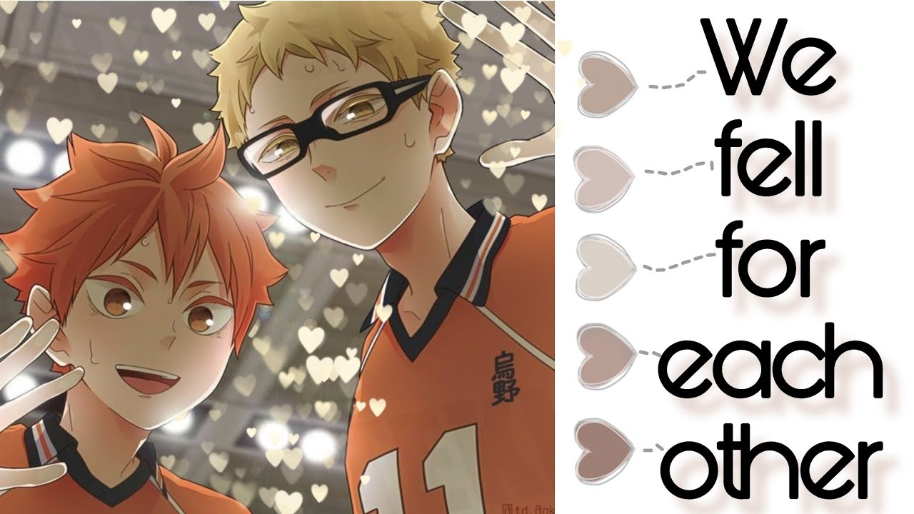 WE FELL FOR EACH OTHER/tsukihina pt 1./ HAIKYUU CHAT SERIES ||akomxX||