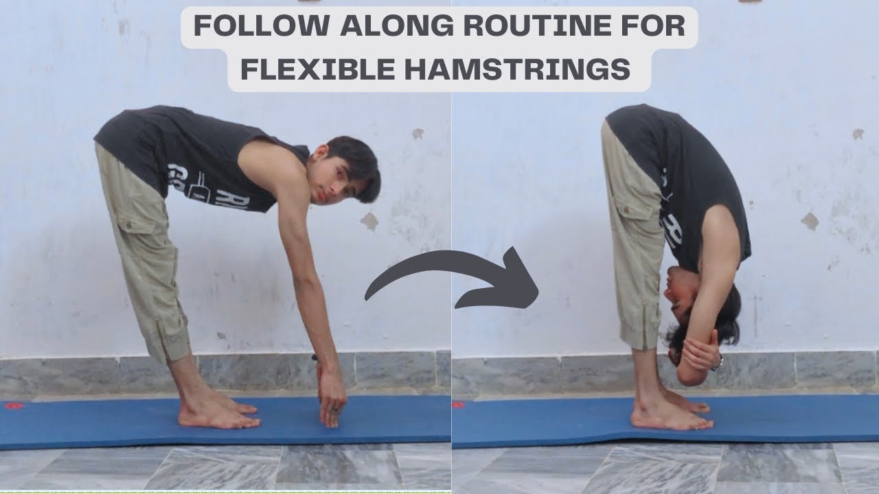 How to Fix Tight Hamstrings with simple Stretches | Leg Stretching Routine.