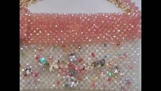Easy pearls bag making process ☺️☺️