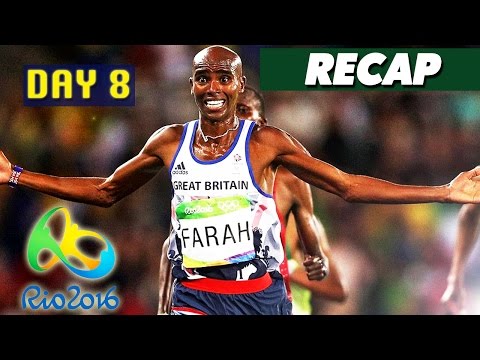 Rio Olympics 2016 Results, Highlights, Mo Farah (Day 8 Recap - August 13, 2016)