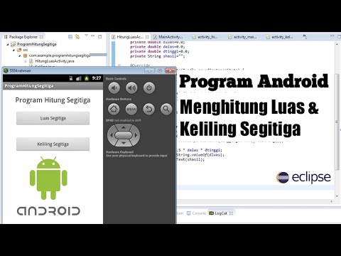 Membuat Aplikasi Hitung Luas & Keliling Segitiga dengan - Eclipse