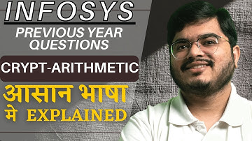 2.4: Infosys Questions on Crypt Arithmetic