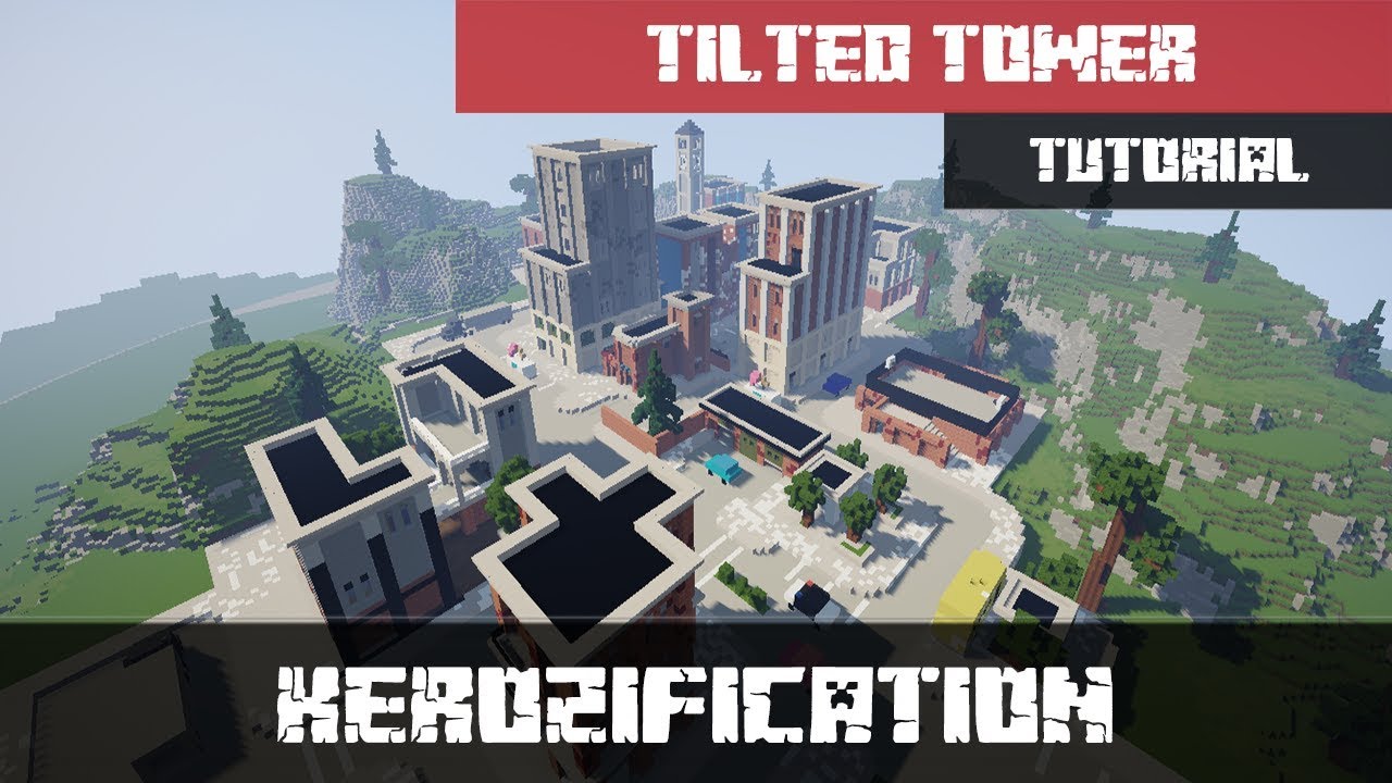 Minecraft Tutorial - Construire Tilted Tower ! (Ep.02) - YouTube