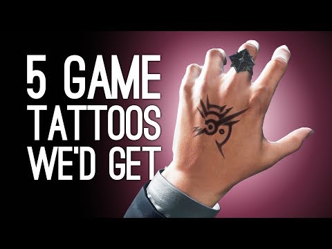 5 Game Tattoos We'd Totally Get (if Only Needles Weren't So Terrifying)