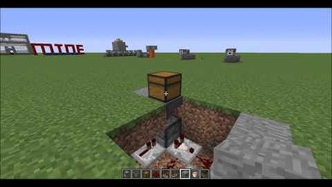 Simple & Auto- Redstone Bin/ Trash Can