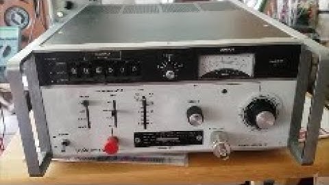 Fan installation in a Wavetek 3001 signal generator