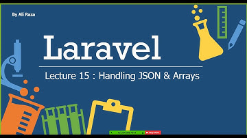 Laravel Array and JSON Handling  | Urdu | 15