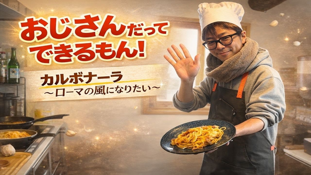 【簡単】超本場カルボナーラ〜おじさんでも簡単〜