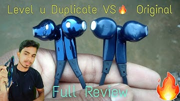 Samsung Level U Bluetooth Headset VS🔥 Duplicate Level u // Full Review & Unboxing IN HINDI || by rim