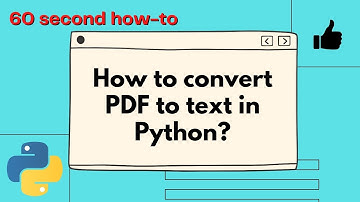 How to convert PDF to text in Python?