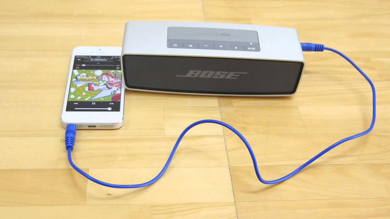 有線接続でboseの Soundlink Mini Bluetooth Speaker を使ってみた Youtube
