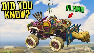 GTA Online DID YOU KNOW? - How to Fly in a Vehicle! (Shunt Hopping Tutorial)
