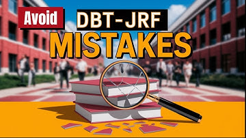 Avoid these mistakes in DBT JRF 2025 | Biodotcom | Common mistakes in DBT-JRF | #dbtjrf #bet2025