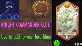 ESO: Knight Commander Clue Location (Tales of Tribute Card Upgrade)