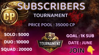 CODM TOURNAMENT FOR SUBSCRIBERS- NO ENTRY FEE - CODM LIVE