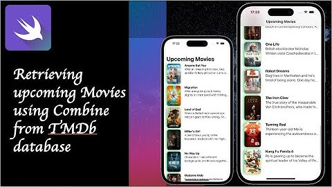 SwiftUI - Retrieving movie data with combine (JSON, MVVM, TMDb, IOS 16+, 2024) STEP-BY-STEP Tutorial