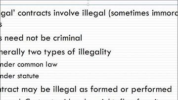 Illegality Lecture (1 of 4)