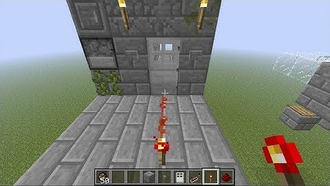 Minecraft Security Door, Lock and Key (Tutorial)