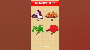 Memory Test #1 | Challenge Your Mind: Unleash Your Memory Power