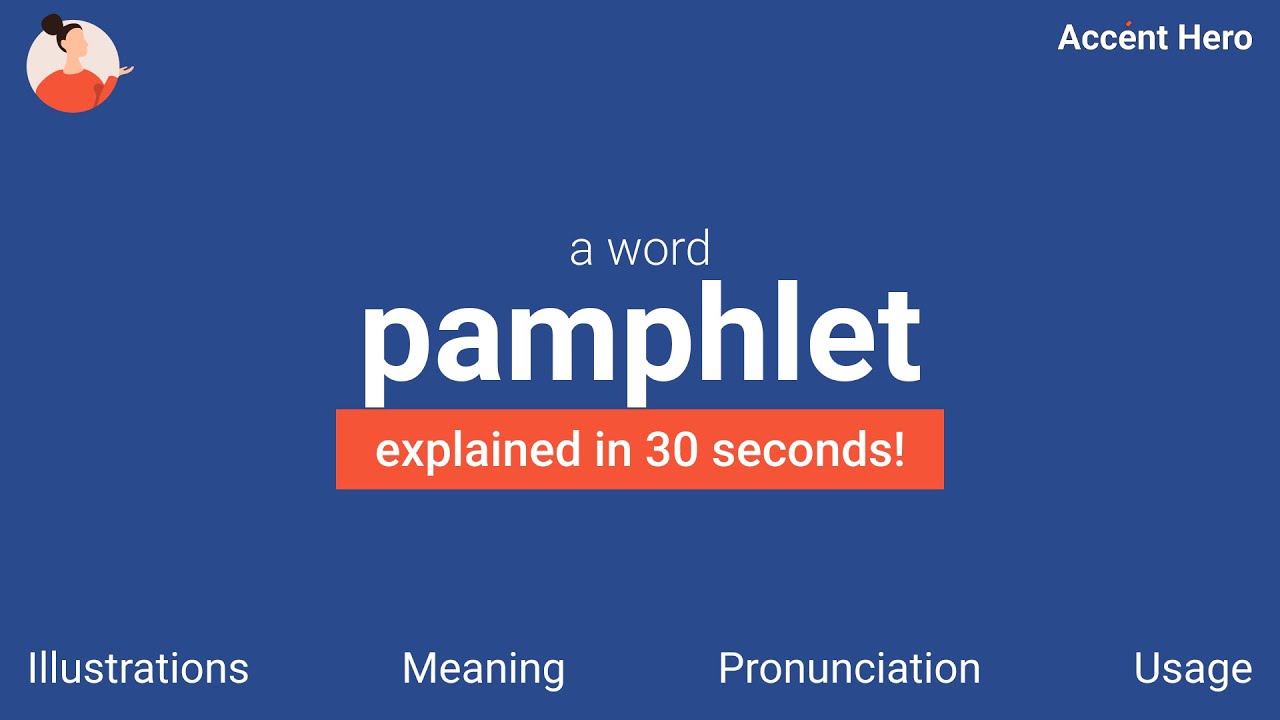 PAMPHLET Meaning And Pronunciation YouTube PAMPHLET Meaning And Pronunciation YouTube