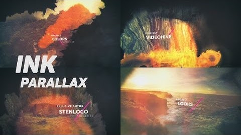 Ink Parallax Slideshow - After Effects Template
