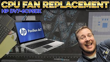 HP DV7 6C95DX Teardown for Repair Walkthrough Guide for CPU Fan Replacement!