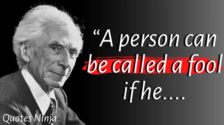 Best Bertrand Russell Quotes On Love | Bertrand Russell Motivation | Quotes Ninja
