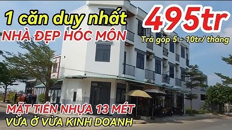 Chốt sổ căn nhà cuối cùng 2 lầu 3 phòng ngủ gần Cầu Lớn Hóc Môn I Bán nhà Hóc Môn giá rẻ 2025