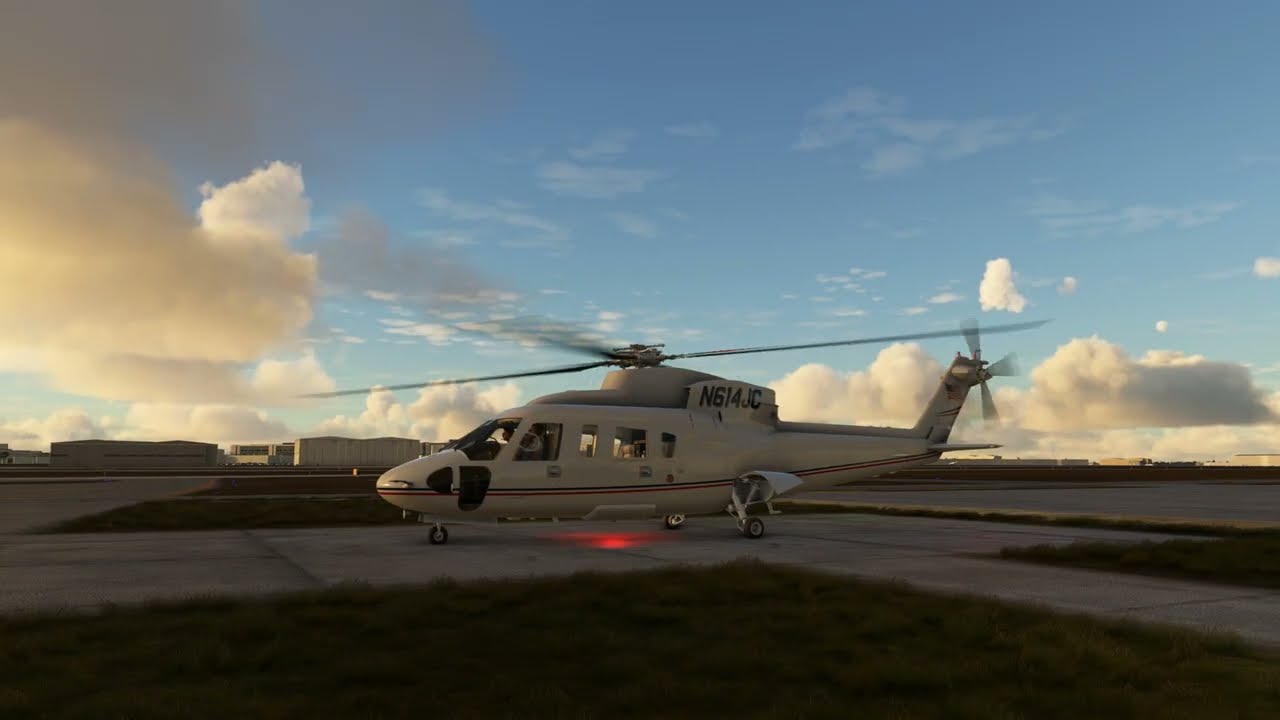 CowanSim Sikorsky S-76C++ quick hop.
