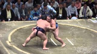 20140923 大相撲秋場所10日目 鶴竜vs豪風