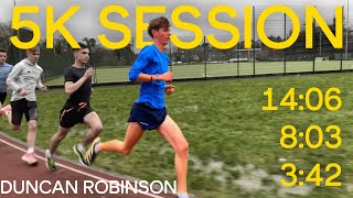 DUNCAN ROBINSON 16 X 400 | 5k Training | Stride Athletics