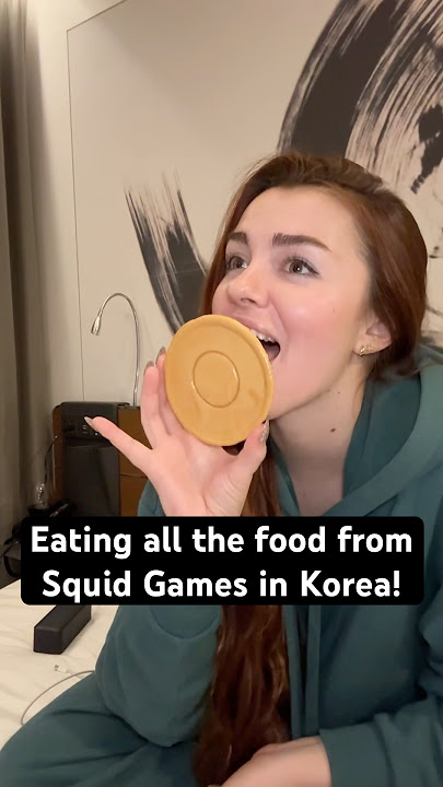 Eating all the food from squid games in Korea #Foodie #Reels#Eating #Korea #KoreanFood #seoul#Shorts