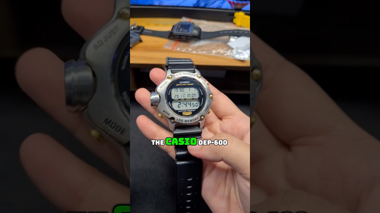 Don't dive in the air with this Casio DEP-600 “Air Divers” go