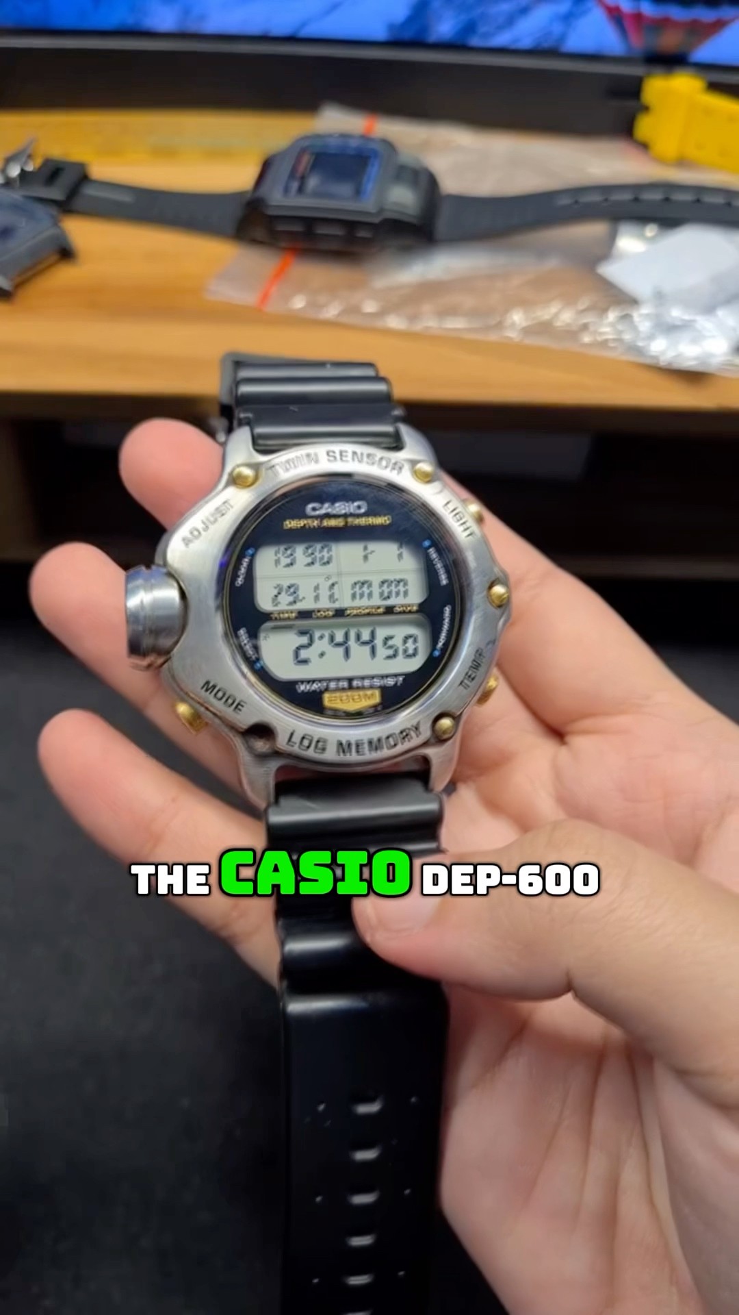Don't dive in the air with this Casio DEP-600 “Air Divers” go