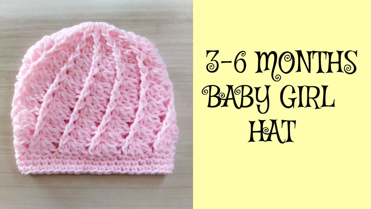 how-to-crochet-3-6-months-baby-girl-hat-beginner-friendly-youtube