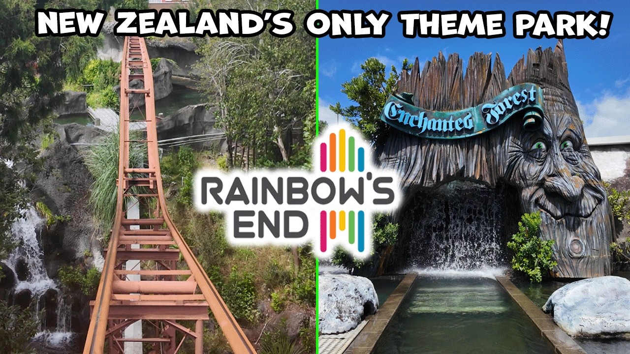 Visiting Rainbow's End Theme Park in New Zealand! 2026 Vlog with POVS!
