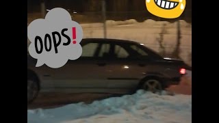 BMW winter drift (night)