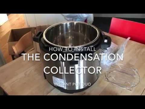 How to install the condensation collector on the Instant Pot® DUO 