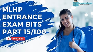 MLHP Entrance Exam Part 15/100 | Important Bits | MCQ Quiz Questions Answers | Examdays TSAP